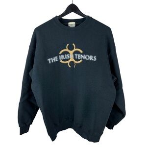 Vintage 90s Lee The Irish Tenors Band Music Sweatshirt Size L